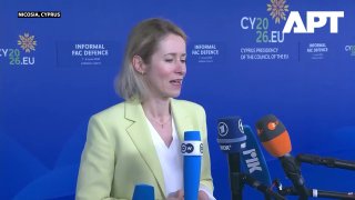 Верховный представитель ЕС Кая Каллас выступает с заявлением об Армении