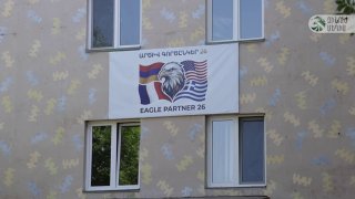 Министр обороны Армении Сурен Папикян на учениях «Eagle Partner-2026» в учебном центре «Зар»